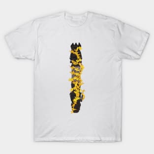 rey's saber with yellow flowers - reylo T-Shirt